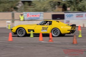 2022 Pro champion Eric Sheely in his 1972 Chevrolet Corvette on Forgeline forged three piece GA3R wheels