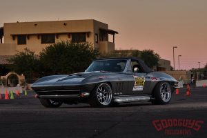 2022 Street Machine champion/Autocrosser of the Year Bill Graves in his 1966 Chevrolet Corvette on Forgeline forged three piece GA3R wheels